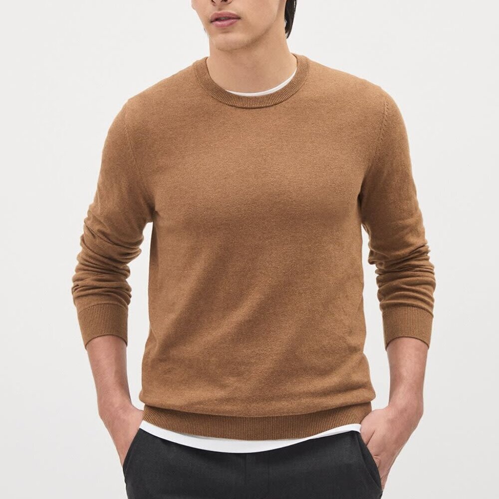 NWT RW & Co Solid Long-Sleeve Crew-Neck Sweater XS